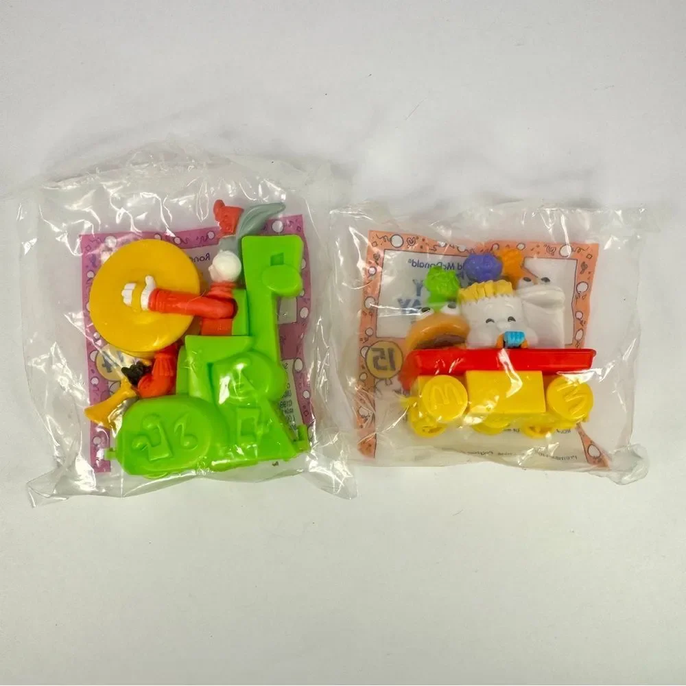 1994 McDonalds Happy Birthday Train  Happy Meal Toy Set | 90s Near Complete + U3